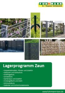 Vorderseite Zaunprospekt 2023 Fuhrmann